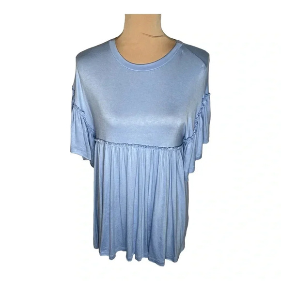Altar'd State‎ Babydoll Tunic Top in Blue XS New - Picture 1 of 7